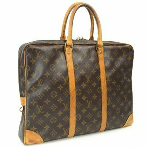 Auth LOUIS VUITTON Monogram Porte Documents Voyage - Picture 1 of 8